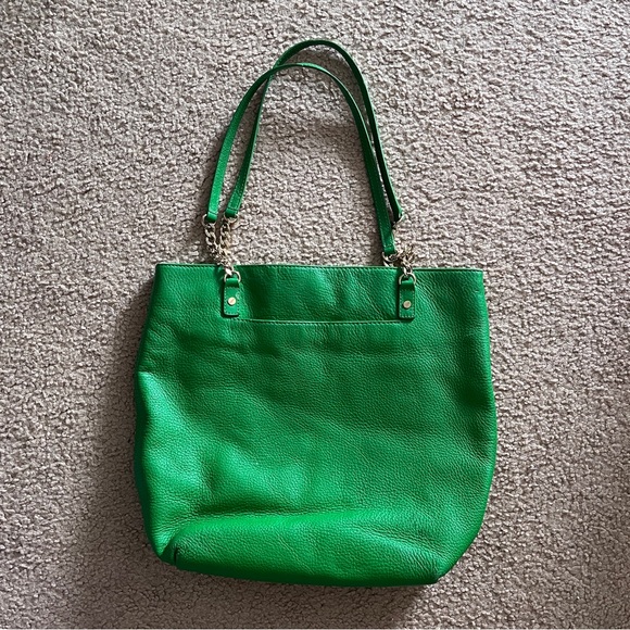 Michael Kors Green Leather Handbag - Picture 5 of 9